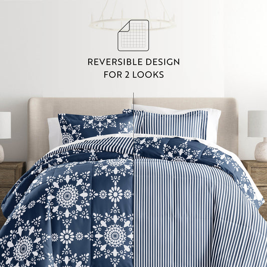Comforters Reversible, Solid & Pattern