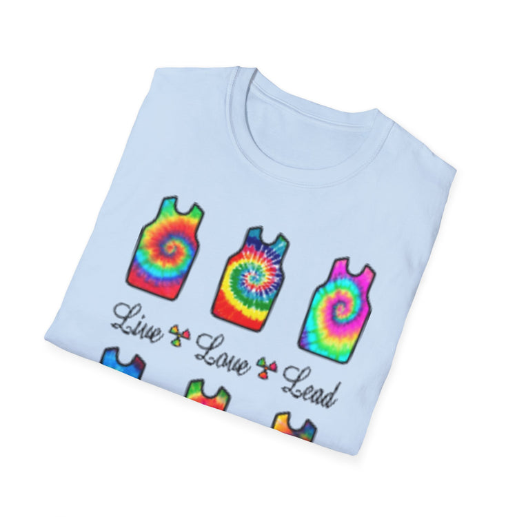 Radiology - Live, Love, Lead Tye Dye Softstyle Unisex T-Shirt