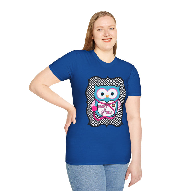 Night Owl-Softstyle Unisex T-Shirt