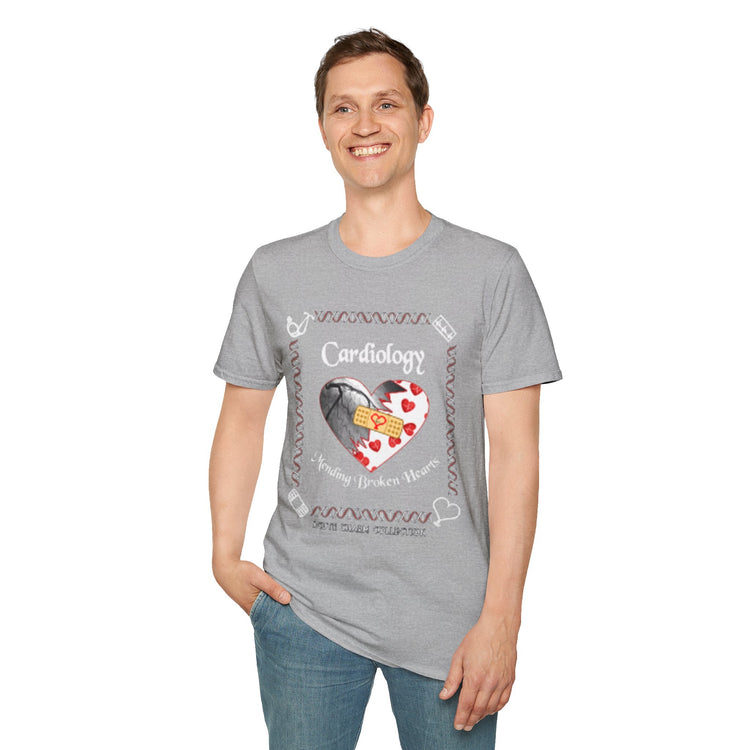Cardiology-Mending Broken Hearts! Softstyle Unisex T-Shirt