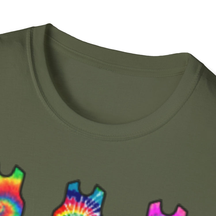 Radiology - Live, Love, Lead Tye Dye Softstyle Unisex T-Shirt