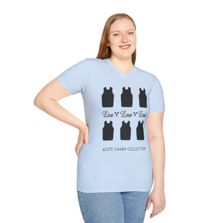 Radiology-Live, Love, Lead! Softstyle Unisex T-Shirt