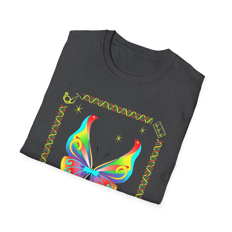 Butterfly Needle-Softstyle Unisex T-Shirt