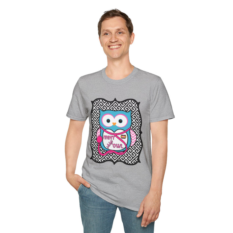 Night Owl-Softstyle Unisex T-Shirt
