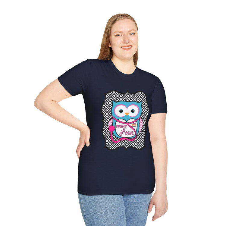 Night Owl-Softstyle Unisex T-Shirt