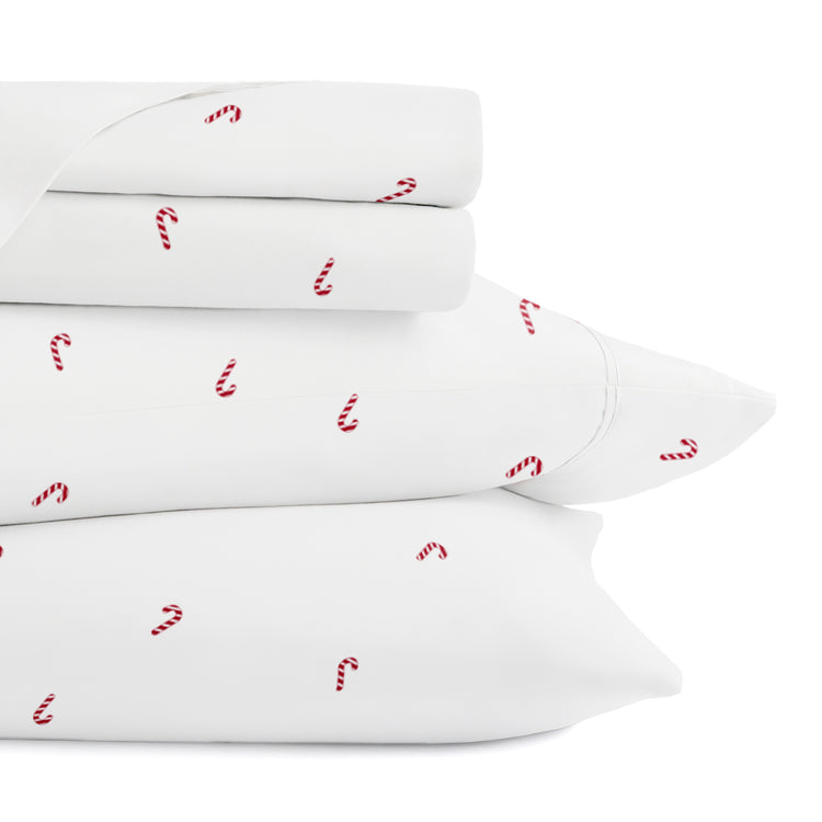 Candy Cane Holiday Sheet Set