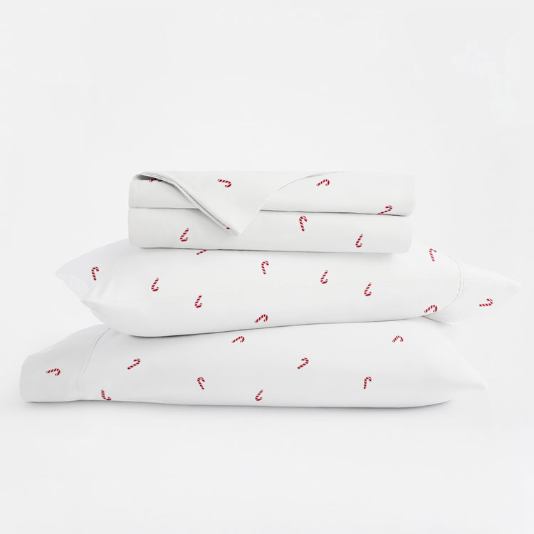 Candy Cane Holiday Sheet Set