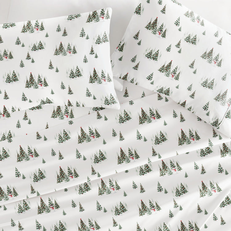 Frosty Pines Holiday Sheet Set