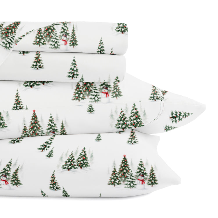 Frosty Pines Holiday Sheet Set