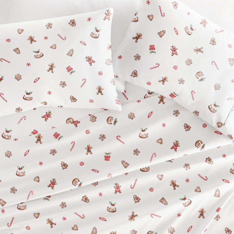 Gingerbread Wishes Holiday Sheet Set