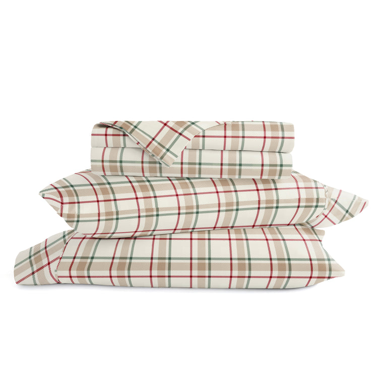 Plaid Holiday Sheet Set