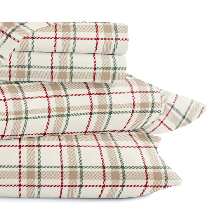 Plaid Holiday Sheet Set