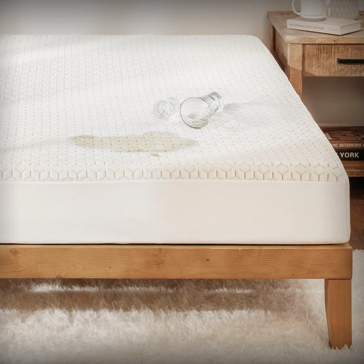 Copper Infused Mattress Protector With Straps