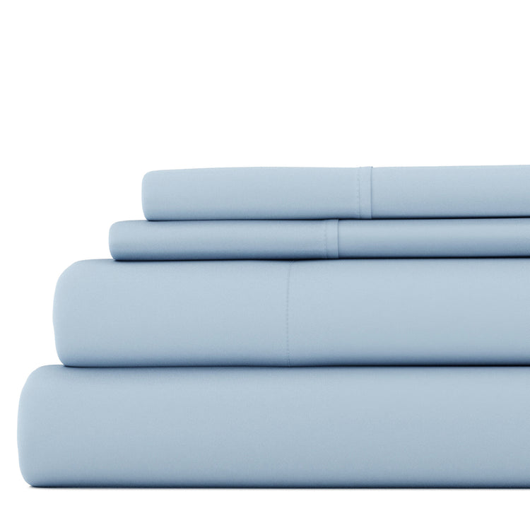Pattern Quilt Coverlet Set Dusk Blue - With Solid Sheet Set Light Blue