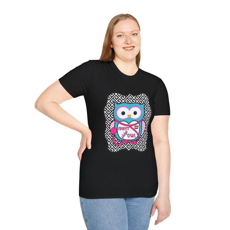 Night Owl-Softstyle Unisex T-Shirt