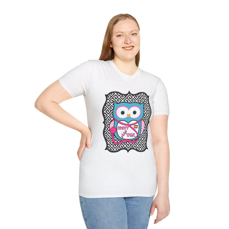 Night Owl-Softstyle Unisex T-Shirt