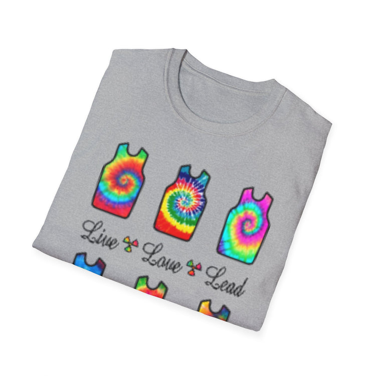 Radiology - Live, Love, Lead Tye Dye Softstyle Unisex T-Shirt