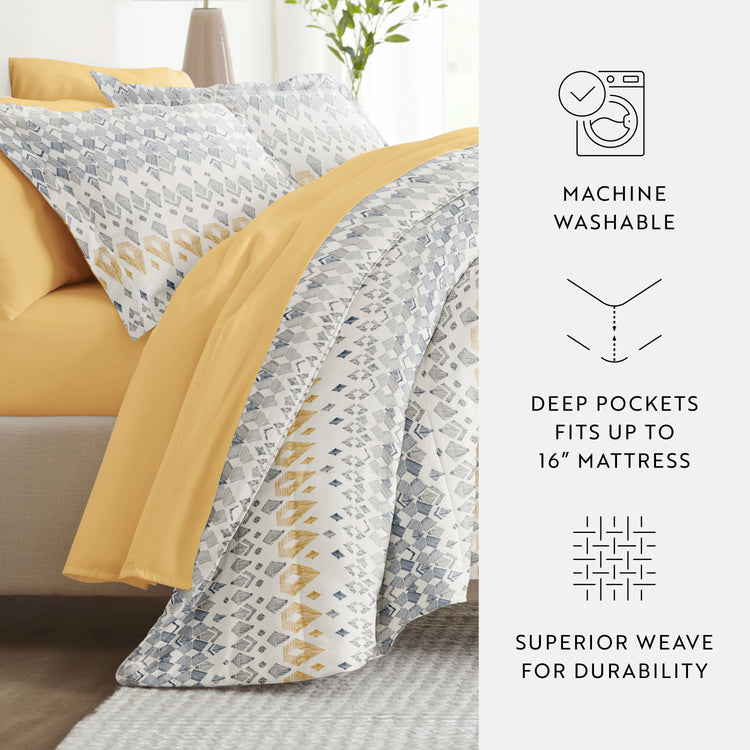 Mayan Stamp Gray with Gold Sheets