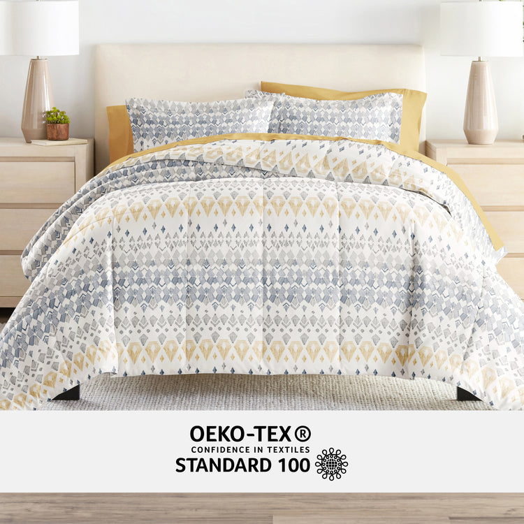 Mayan Stamp Gray with Gold Sheets