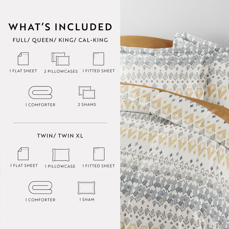 Mayan Stamp Gray with Gold Sheets