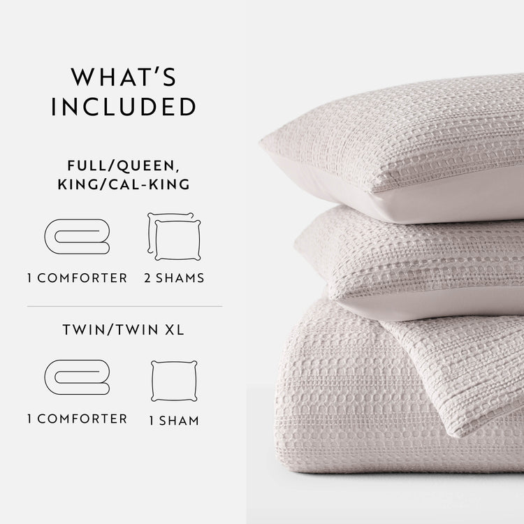 Waffle Textured Mauve