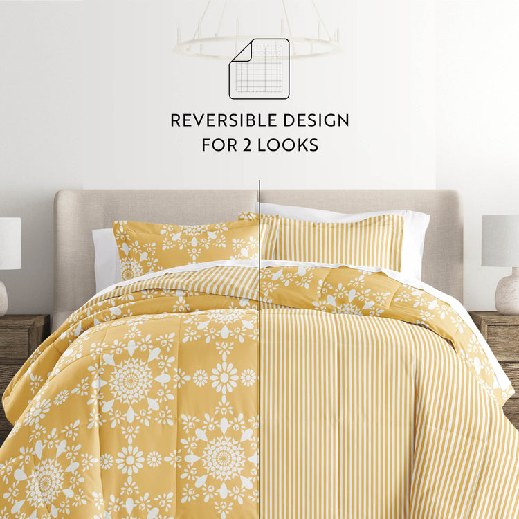 Reversible Down Alternative Comforter 3 Piece