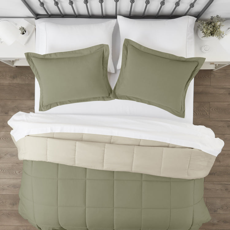 Reversible Down Alternative Comforter 3 Piece