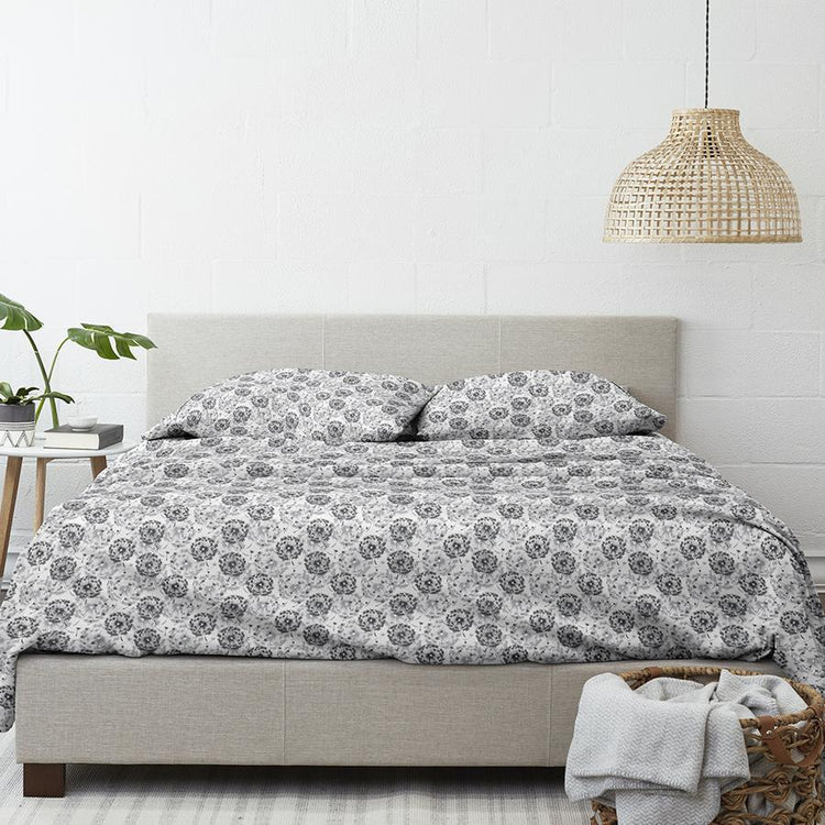Make-A-Wish Gray Patterned