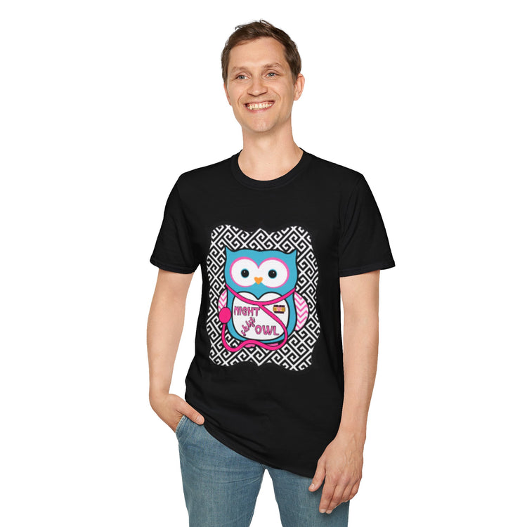 Night Owl-Softstyle Unisex T-Shirt