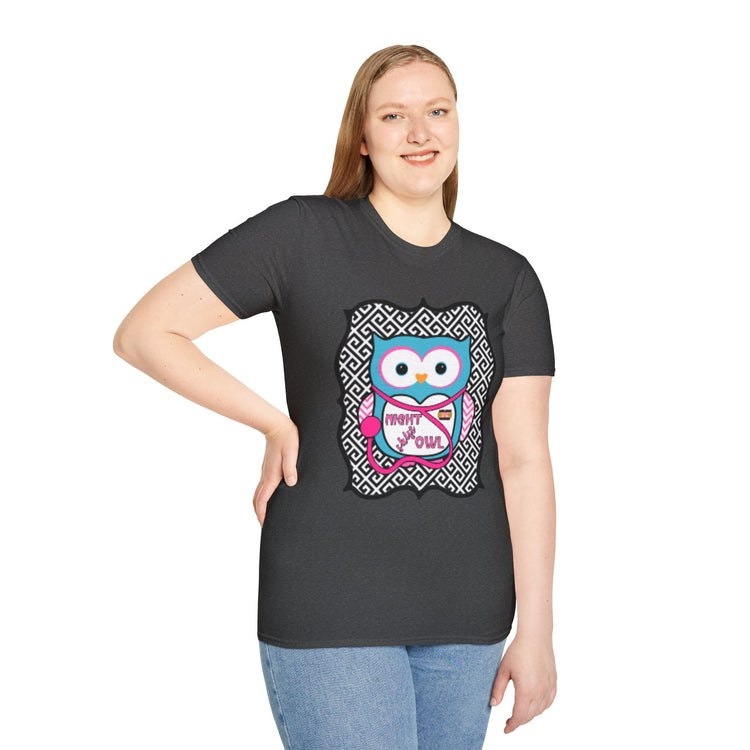 Night Owl-Softstyle Unisex T-Shirt