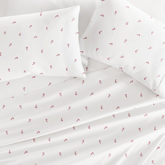 Candy Cane Holiday Sheet Set