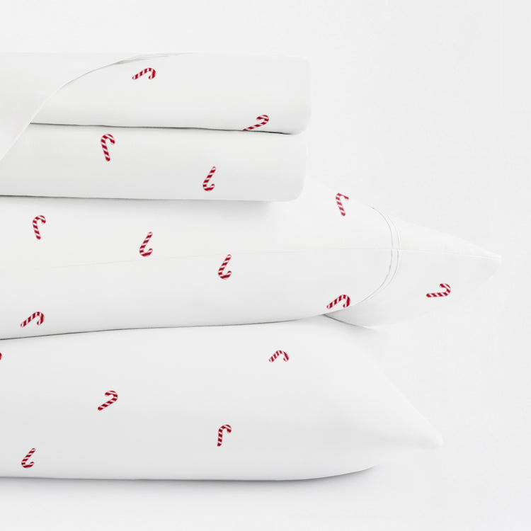 Candy Cane Holiday Sheet Set