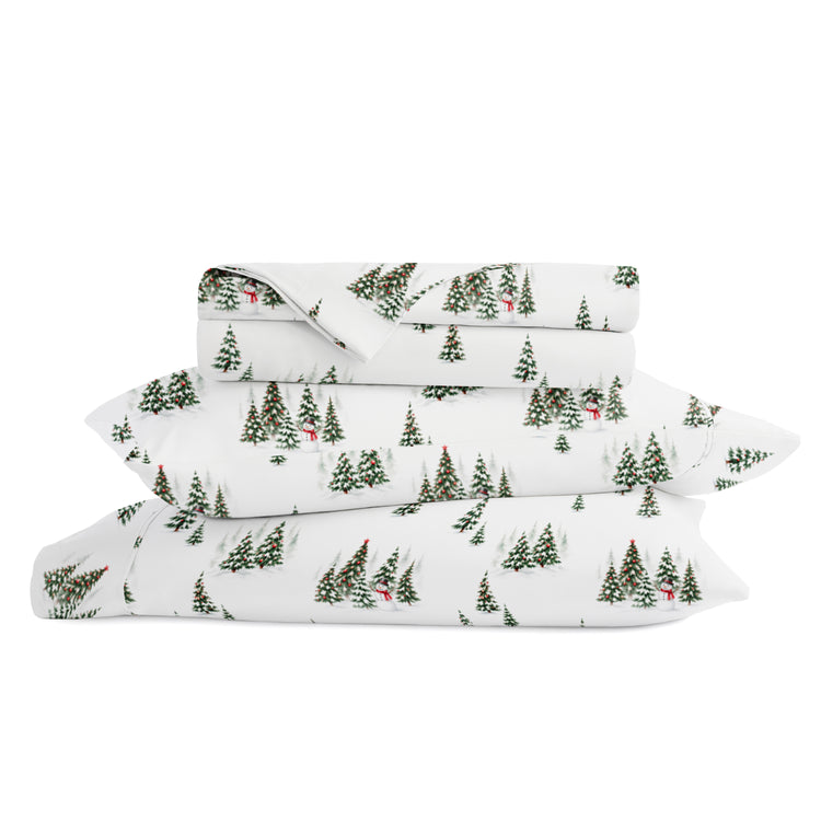 Frosty Pines Holiday Sheet Set