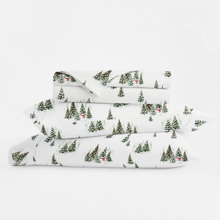 Frosty Pines Holiday Sheet Set