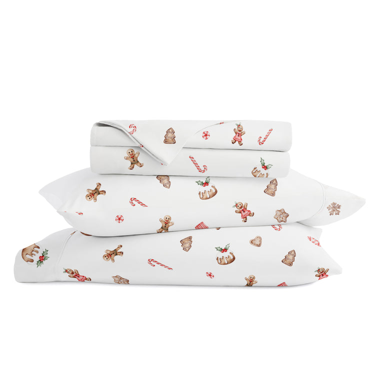 Gingerbread Wishes Holiday Sheet Set