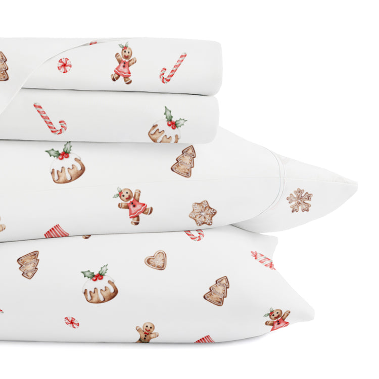 Gingerbread Wishes Holiday Sheet Set