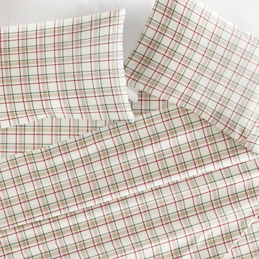 Plaid Holiday Sheet Set