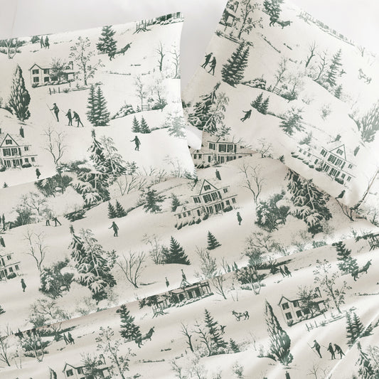 Holiday Toile Holiday Sheet Set