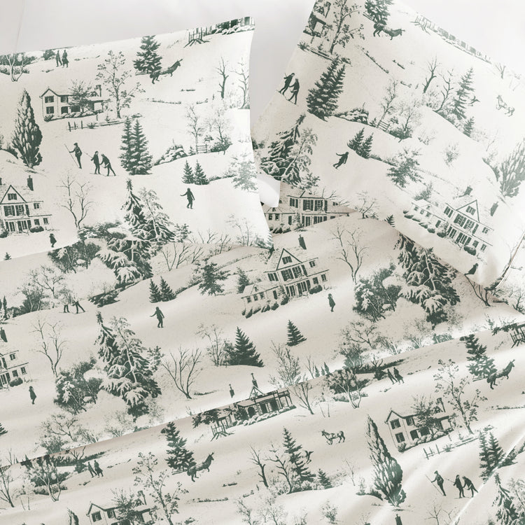 Holiday Toile Holiday Sheet Set