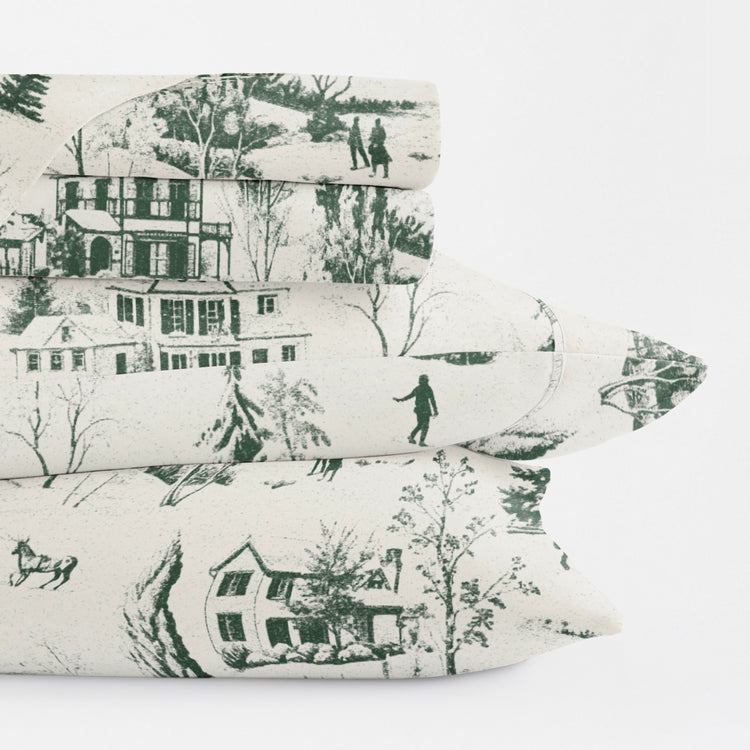 Holiday Toile Holiday Sheet Set