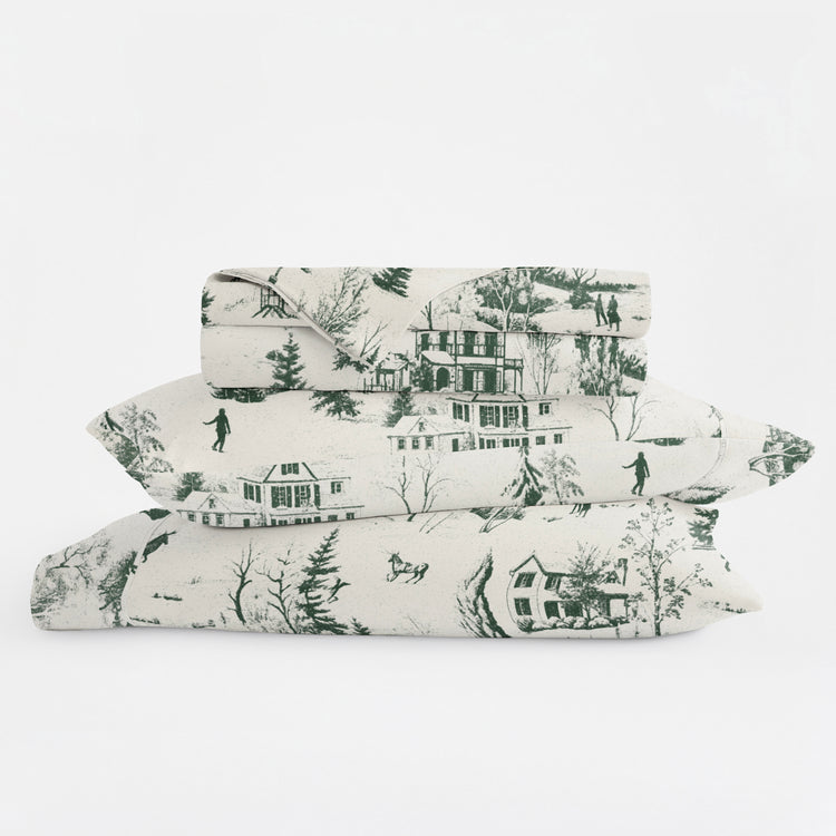 Holiday Toile Holiday Sheet Set