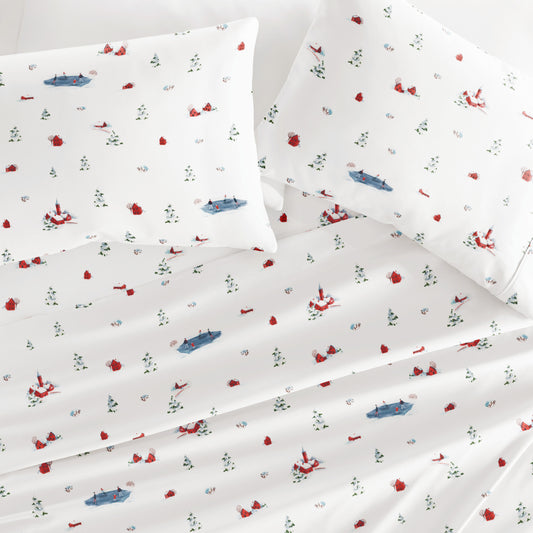 Christmas Village Holiday Sheet Set