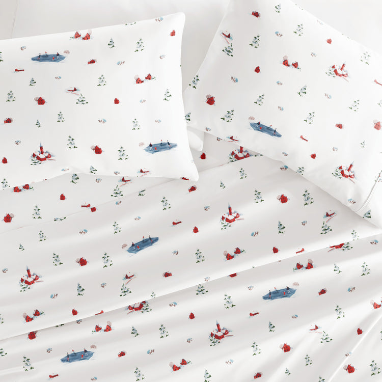 Christmas Village Holiday Sheet Set