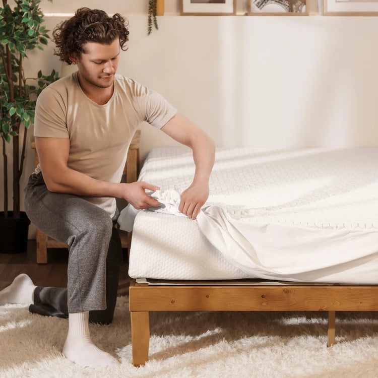 Copper Infused Mattress Protector With Straps