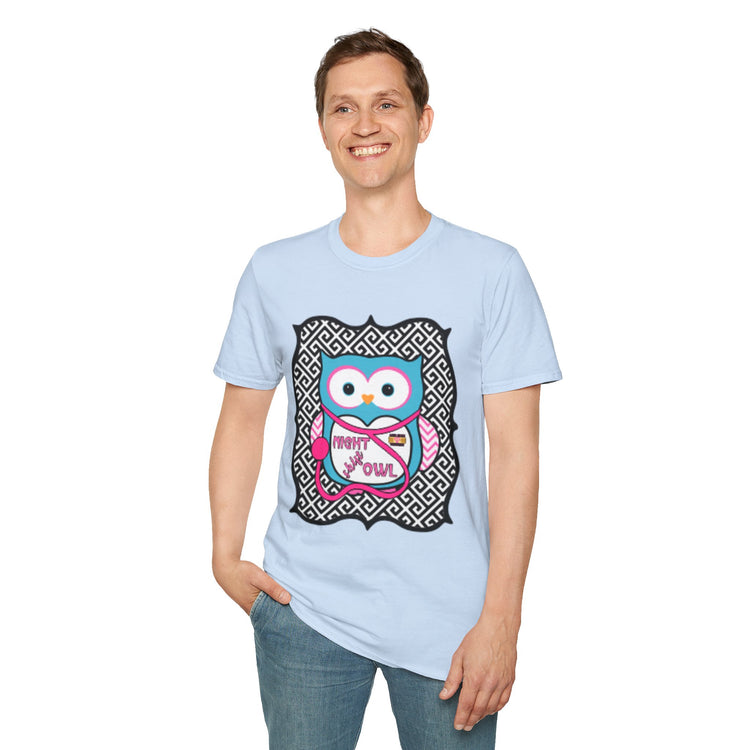 Night Owl-Softstyle Unisex T-Shirt
