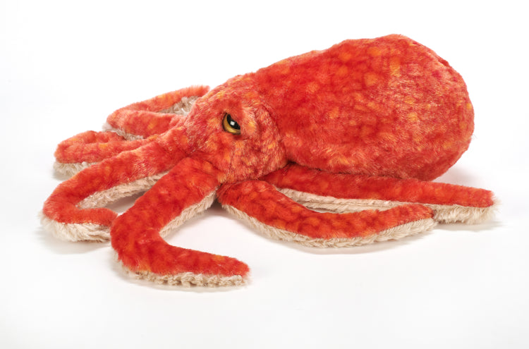 Wild Onez Red Octopus 14" Plush