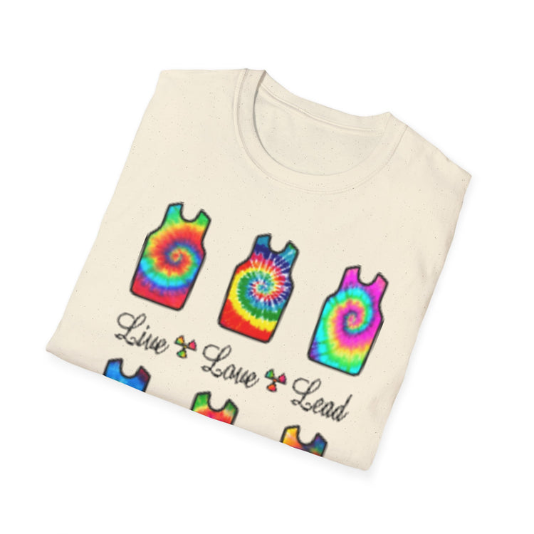 Radiology - Live, Love, Lead Tye Dye Softstyle Unisex T-Shirt