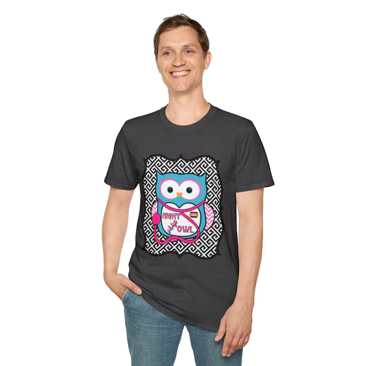 Night Owl-Softstyle Unisex T-Shirt