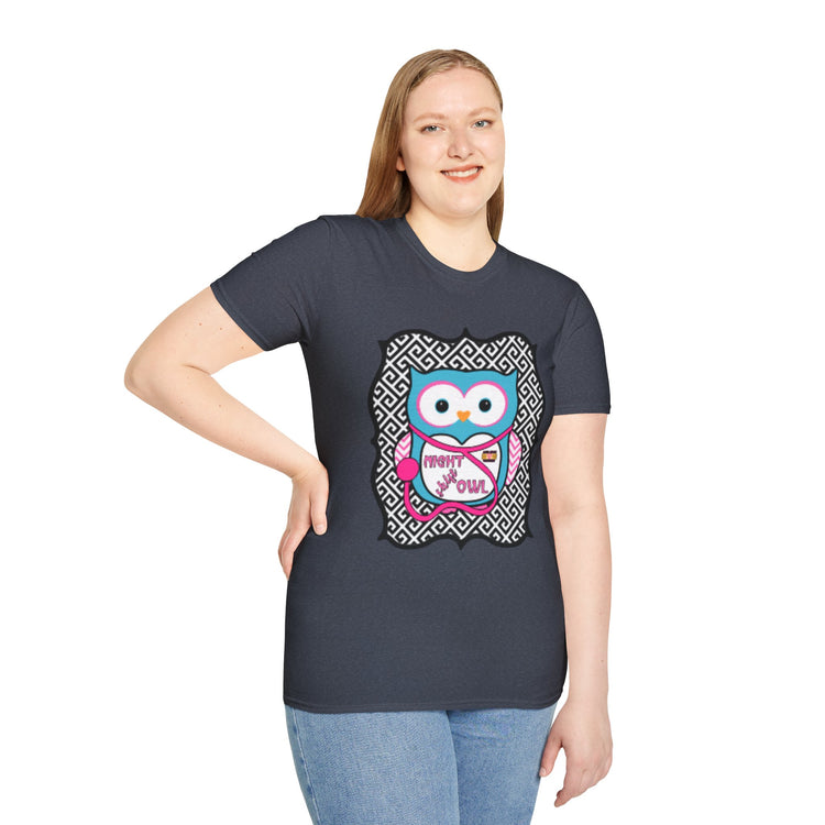 Night Owl-Softstyle Unisex T-Shirt