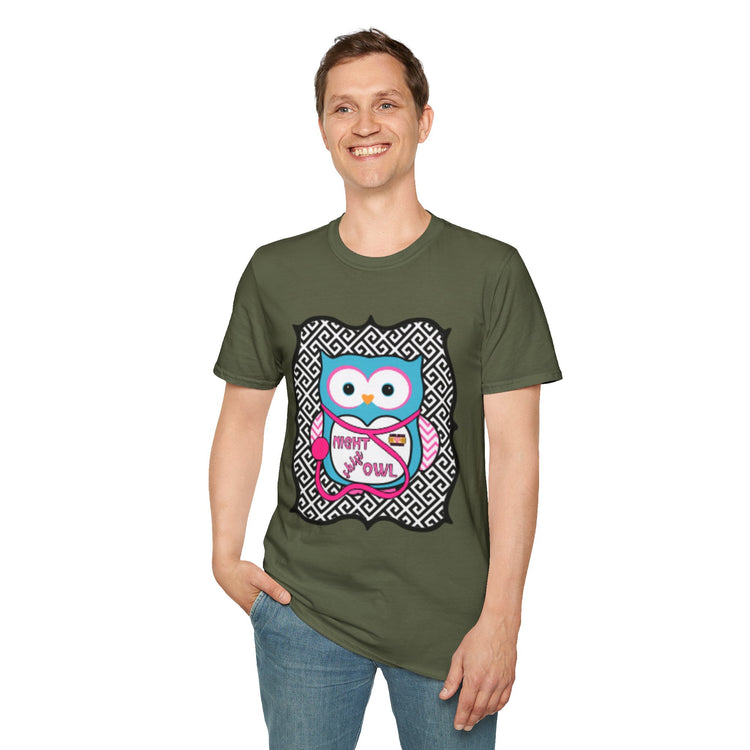 Night Owl-Softstyle Unisex T-Shirt